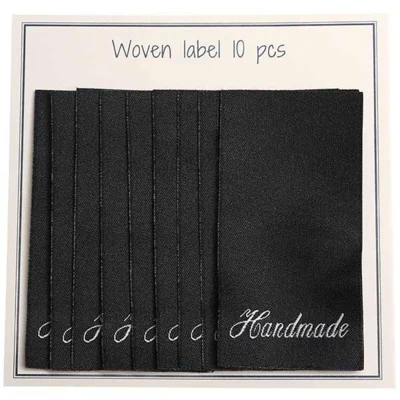 Go Handmade Vævet Label, Handmade, 60 x 32 mm, 10 stk
